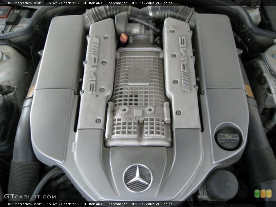 5.4 Liter AMG Supercharged SOHC 24-Valve V8 Engine for the 2007 Mercedes-Benz SL #47731480