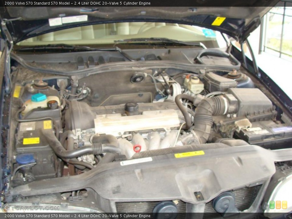 2.4 Liter DOHC 20-Valve 5 Cylinder 2000 Volvo S70 Engine