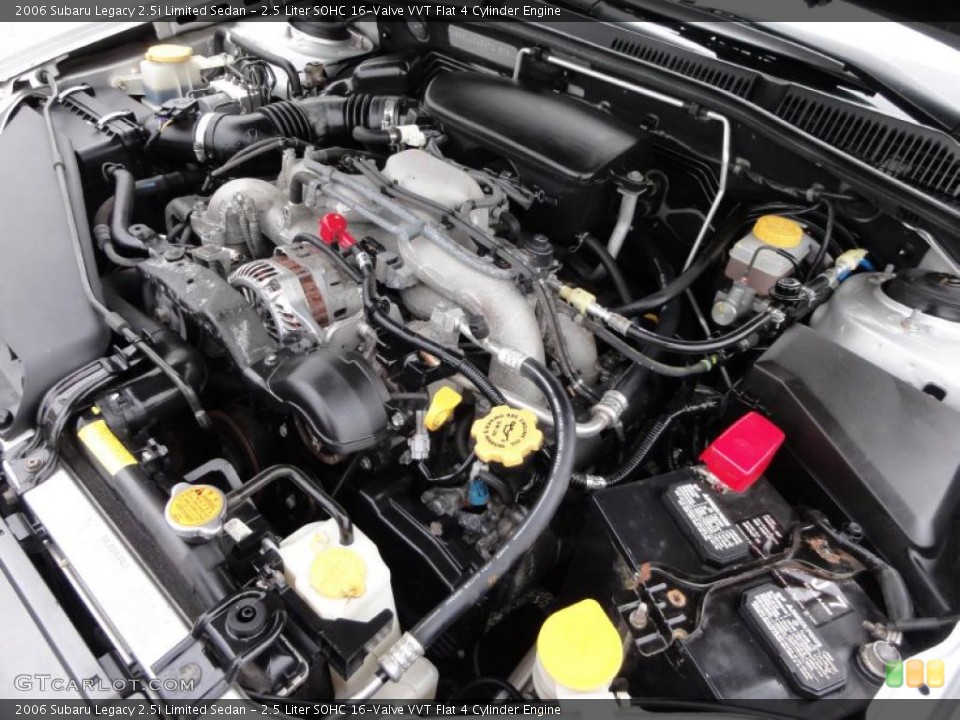 2.5 Liter SOHC 16-Valve VVT Flat 4 Cylinder Engine for the 2006 Subaru Legacy #47734150