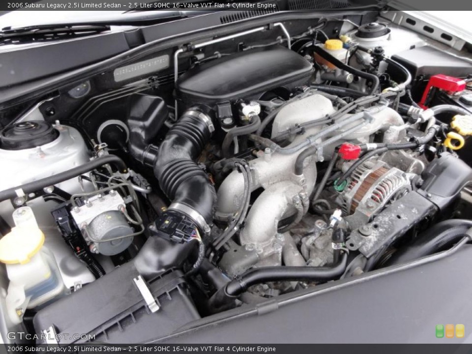 2.5 Liter SOHC 16-Valve VVT Flat 4 Cylinder Engine for the 2006 Subaru Legacy #47734177