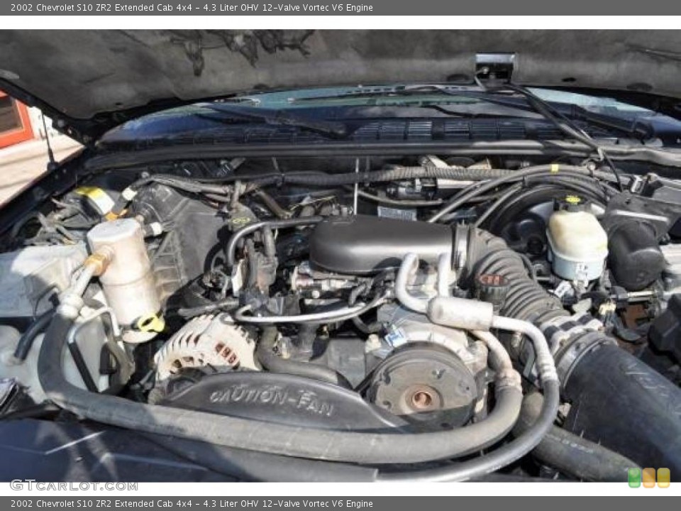 4.3 Liter OHV 12-Valve Vortec V6 Engine for the 2002 Chevrolet S10 #47735470