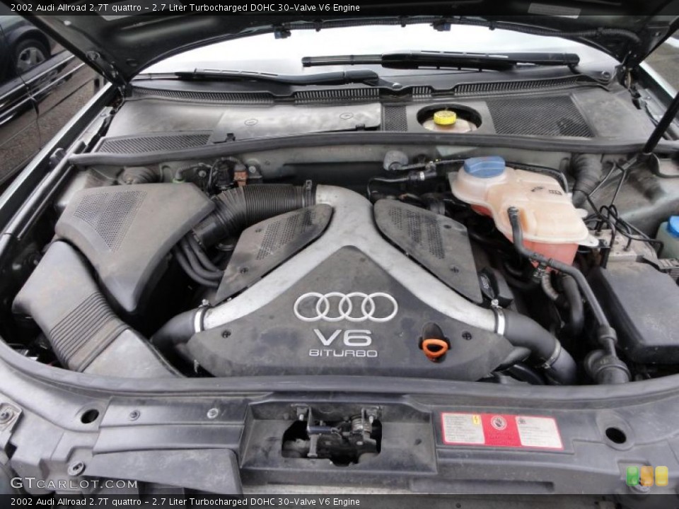 2.7 Liter Turbocharged DOHC 30-Valve V6 Engine for the 2002 Audi Allroad #47738761