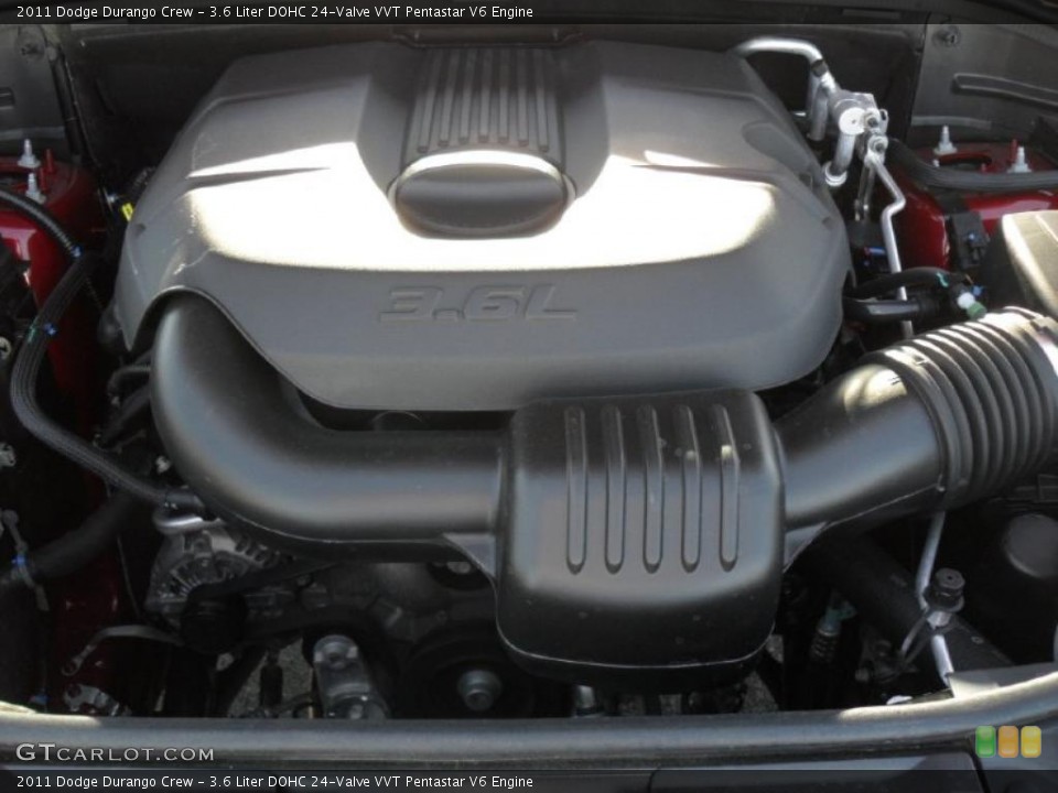 3.6 Liter DOHC 24-Valve VVT Pentastar V6 Engine for the 2011 Dodge Durango #47739091