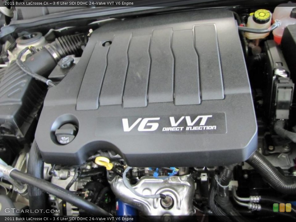 3.6 Liter SIDI DOHC 24-Valve VVT V6 Engine for the 2011 Buick LaCrosse #47745455