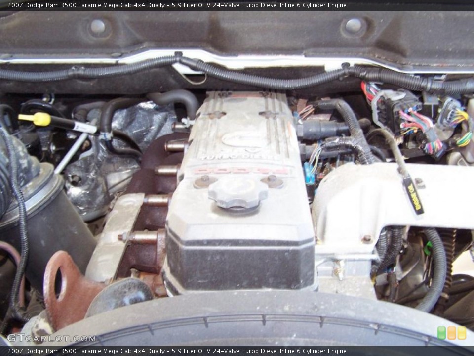 5.9 Liter OHV 24-Valve Turbo Diesel Inline 6 Cylinder Engine for the 2007 Dodge Ram 3500 #47751542