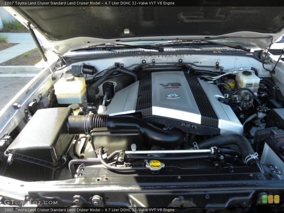 4.7 Liter DOHC 32-Valve VVT V8 2007 Toyota Land Cruiser Engine