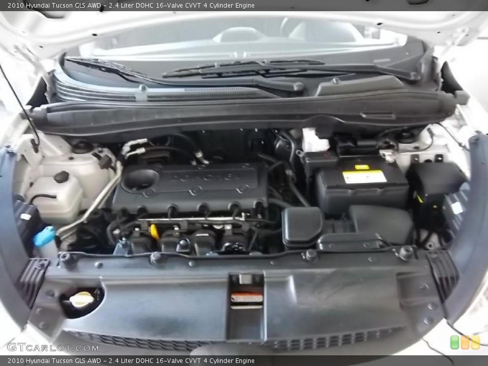 2.4 Liter DOHC 16-Valve CVVT 4 Cylinder Engine for the 2010 Hyundai Tucson #47756832
