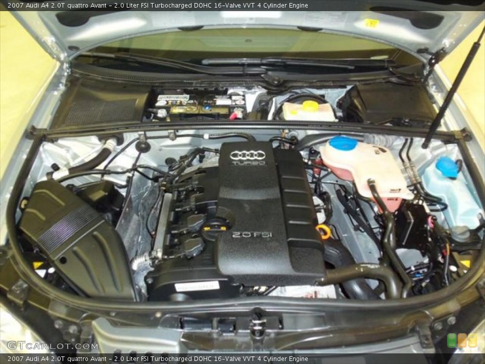 2.0 Liter FSI Turbocharged DOHC 16-Valve VVT 4 Cylinder Engine for the 2007 Audi A4 #47758800