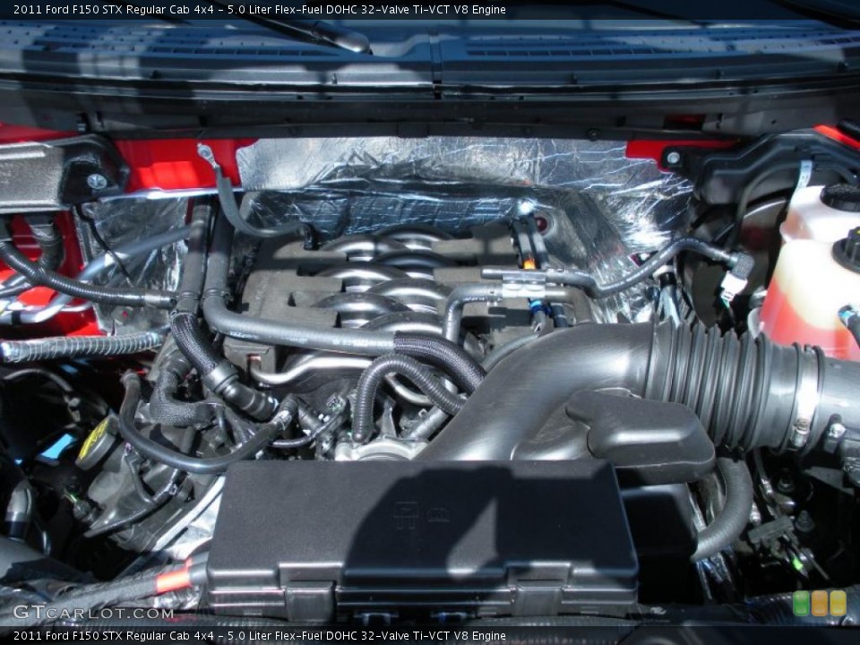 5.0 Liter Flex-Fuel DOHC 32-Valve Ti-VCT V8 Engine for the 2011 Ford F150 #47774598