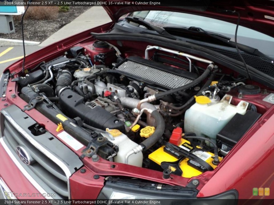 2.5 Liter Turbocharged DOHC 16-Valve Flat 4 Cylinder Engine for the 2004 Subaru Forester #47775405