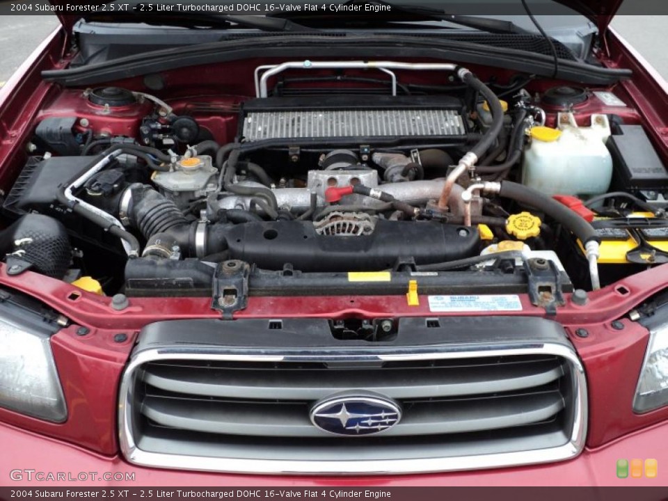2.5 Liter Turbocharged DOHC 16-Valve Flat 4 Cylinder Engine for the 2004 Subaru Forester #47775423