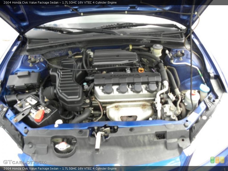 1.7L SOHC 16V VTEC 4 Cylinder Engine for the 2004 Honda Civic #47778063