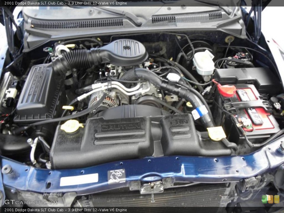 3.9 Liter OHV 12-Valve V6 Engine for the 2001 Dodge Dakota #47778420