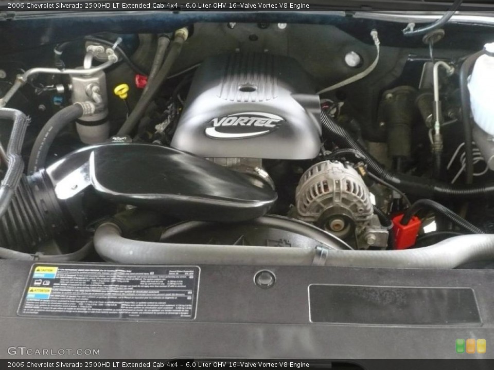 6.0 Liter OHV 16-Valve Vortec V8 Engine for the 2006 Chevrolet Silverado 2500HD #47782314