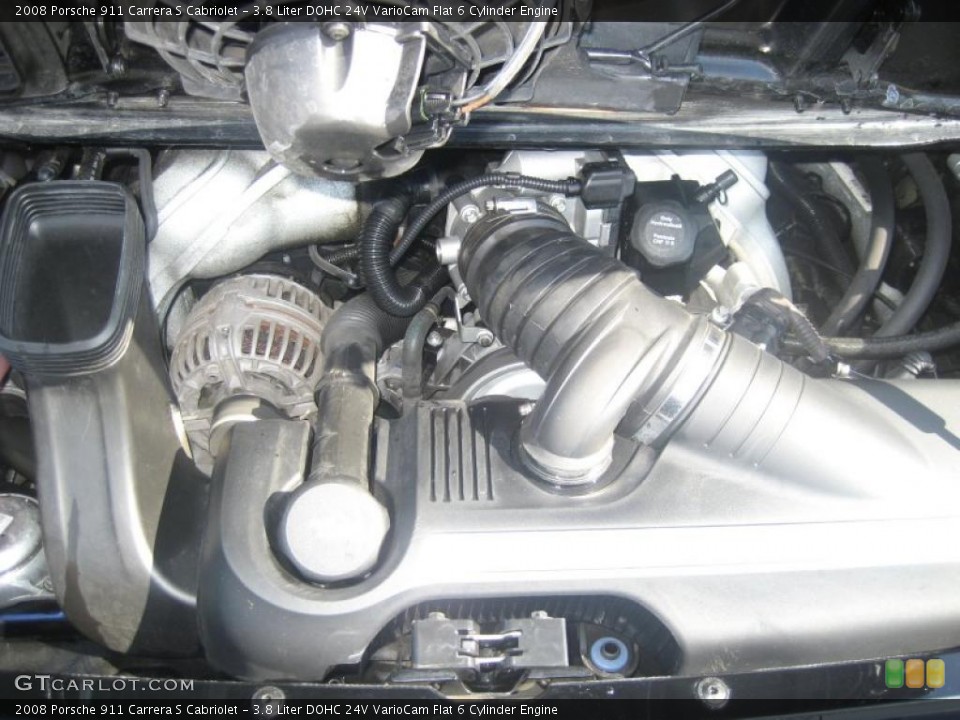 3.8 Liter DOHC 24V VarioCam Flat 6 Cylinder Engine for the 2008 Porsche 911 #47787327