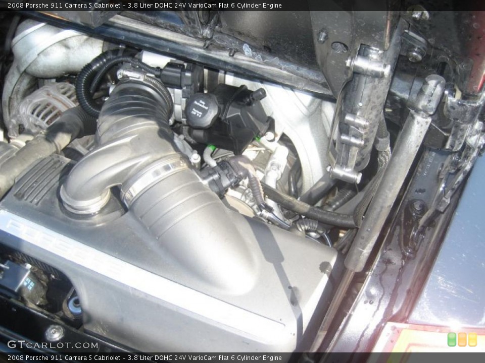 3.8 Liter DOHC 24V VarioCam Flat 6 Cylinder Engine for the 2008 Porsche 911 #47787345