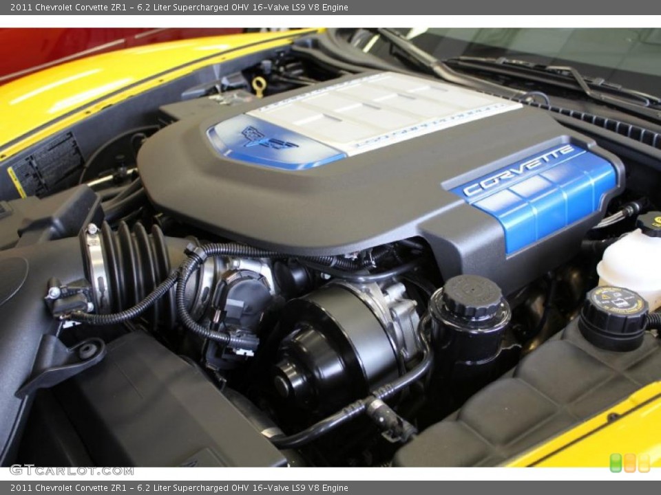 6.2 Liter Supercharged OHV 16-Valve LS9 V8 Engine for the 2011 Chevrolet Corvette #47805293