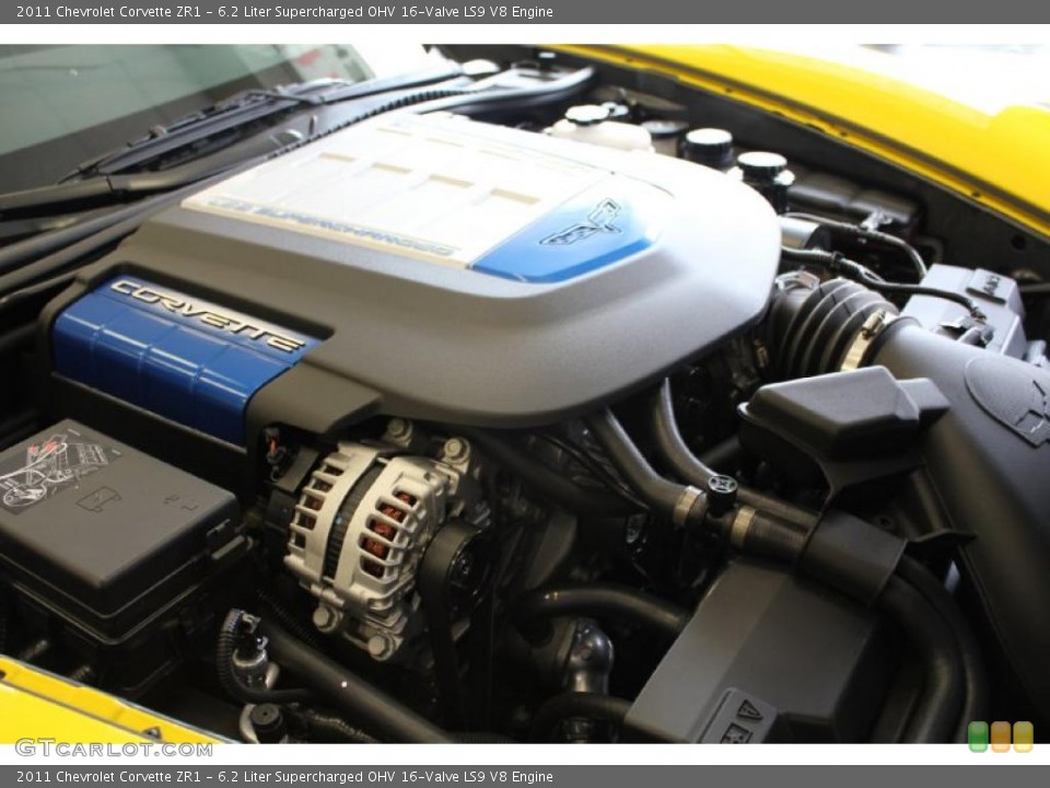 6.2 Liter Supercharged OHV 16-Valve LS9 V8 Engine for the 2011 Chevrolet Corvette #47805308