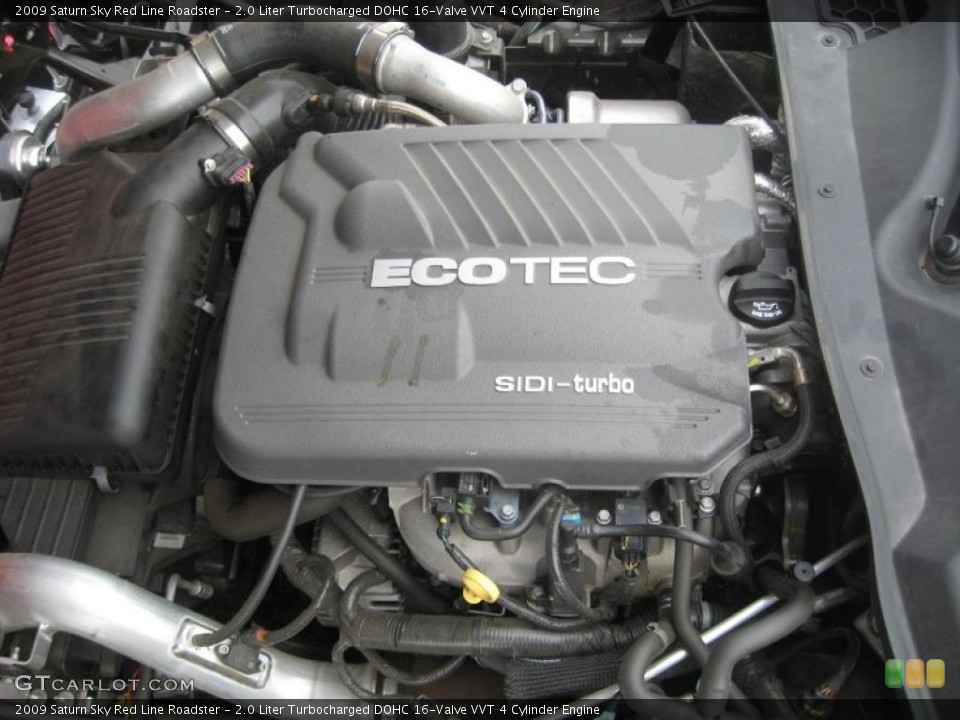 2.0 Liter Turbocharged DOHC 16-Valve VVT 4 Cylinder Engine for the 2009 Saturn Sky #47809847