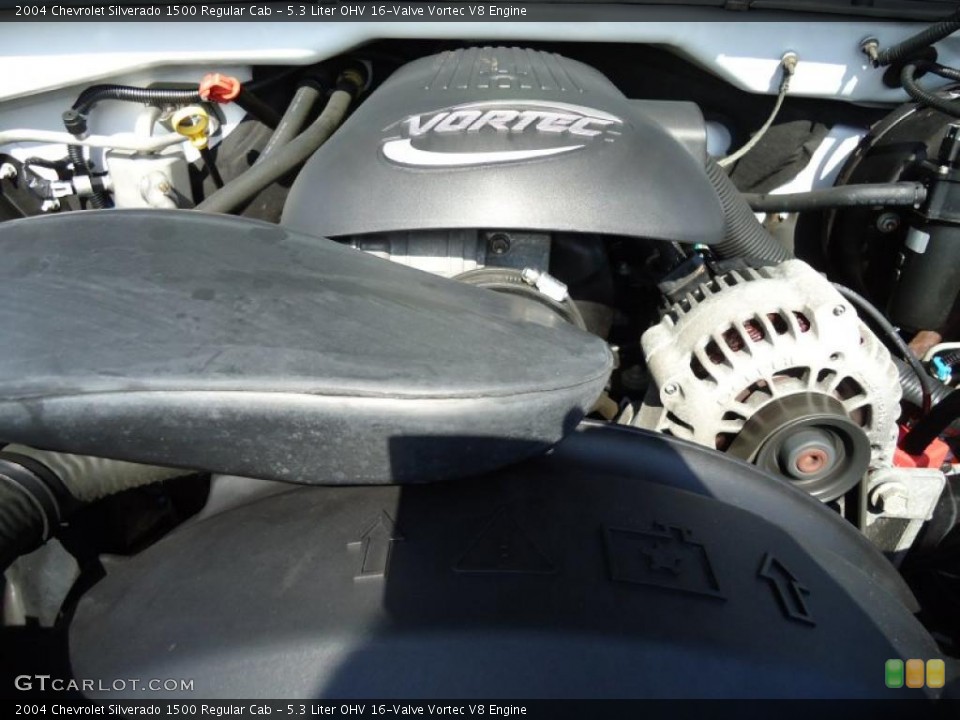 5.3 Liter OHV 16-Valve Vortec V8 Engine for the 2004 Chevrolet Silverado 1500 #47810489