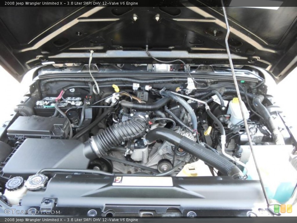 3.8 Liter SMPI OHV 12-Valve V6 Engine for the 2008 Jeep Wrangler Unlimited #47814452