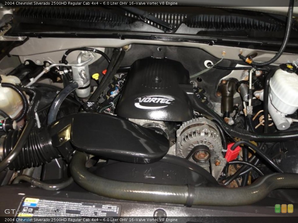 6.0 Liter OHV 16-Valve Vortec V8 Engine for the 2004 Chevrolet Silverado 2500HD #47818376