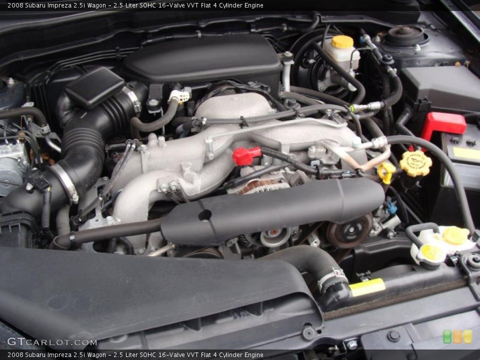 2.5 Liter SOHC 16-Valve VVT Flat 4 Cylinder Engine for the 2008 Subaru Impreza #47820020