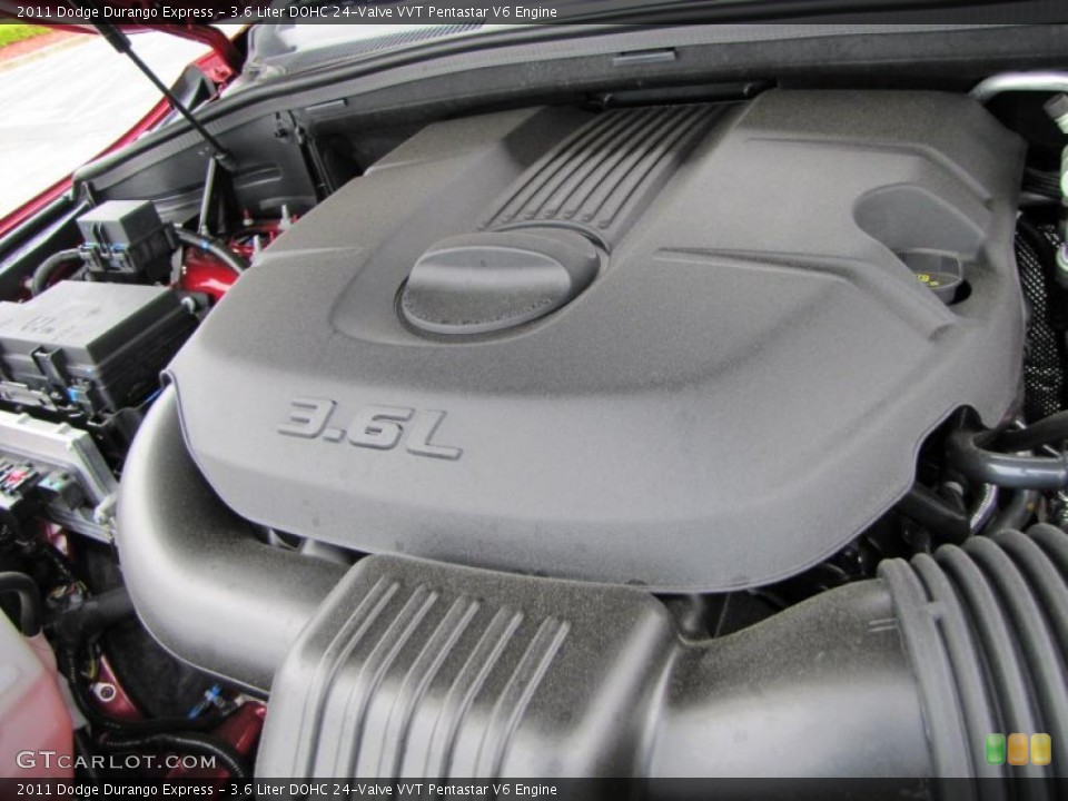 3.6 Liter DOHC 24-Valve VVT Pentastar V6 Engine for the 2011 Dodge Durango #47839493