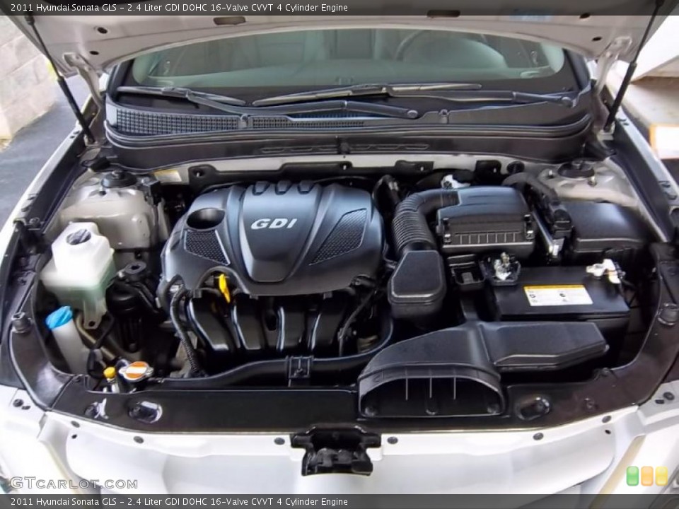 2.4 Liter GDI DOHC 16-Valve CVVT 4 Cylinder Engine for the 2011 Hyundai Sonata #47841005