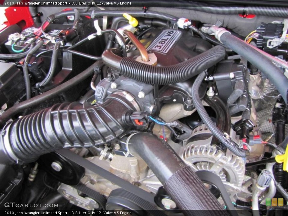 3.8 Liter OHV 12-Valve V6 Engine for the 2010 Jeep Wrangler Unlimited #47842643