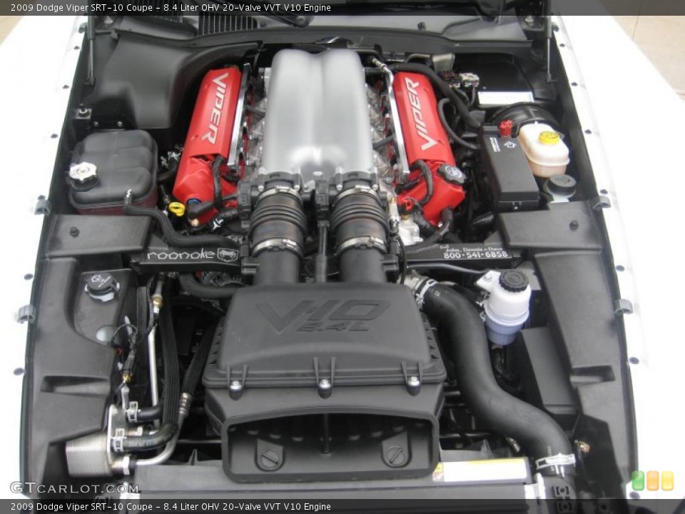 8.4 Liter OHV 20-Valve VVT V10 Engine for the 2009 Dodge Viper #47844317