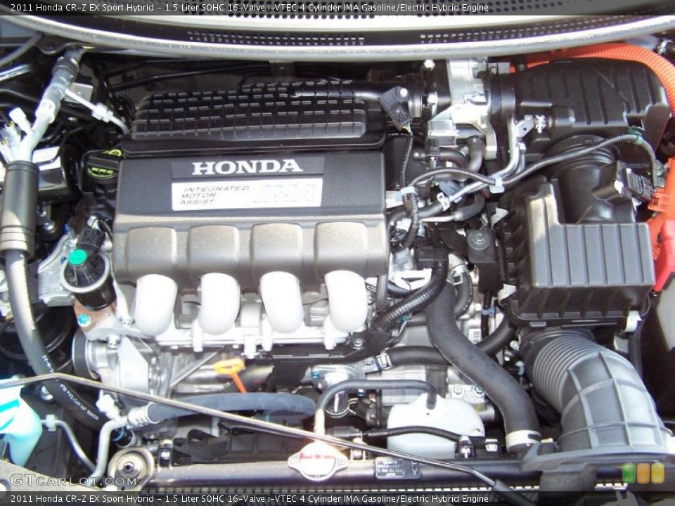 1.5 Liter SOHC 16-Valve i-VTEC 4 Cylinder IMA Gasoline/Electric Hybrid Engine for the 2011 Honda CR-Z #47859586