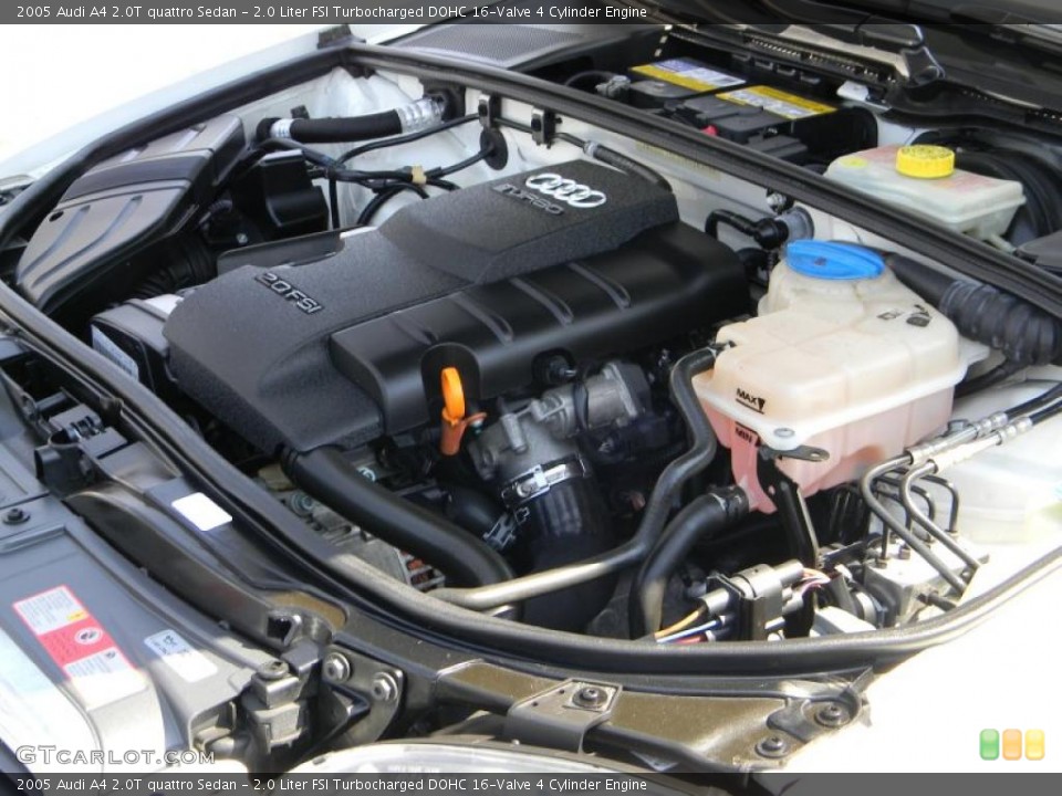 2.0 Liter FSI Turbocharged DOHC 16-Valve 4 Cylinder Engine for the 2005 Audi A4 #47869316