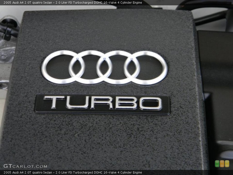 2.0 Liter FSI Turbocharged DOHC 16-Valve 4 Cylinder Engine for the 2005 Audi A4 #47869325