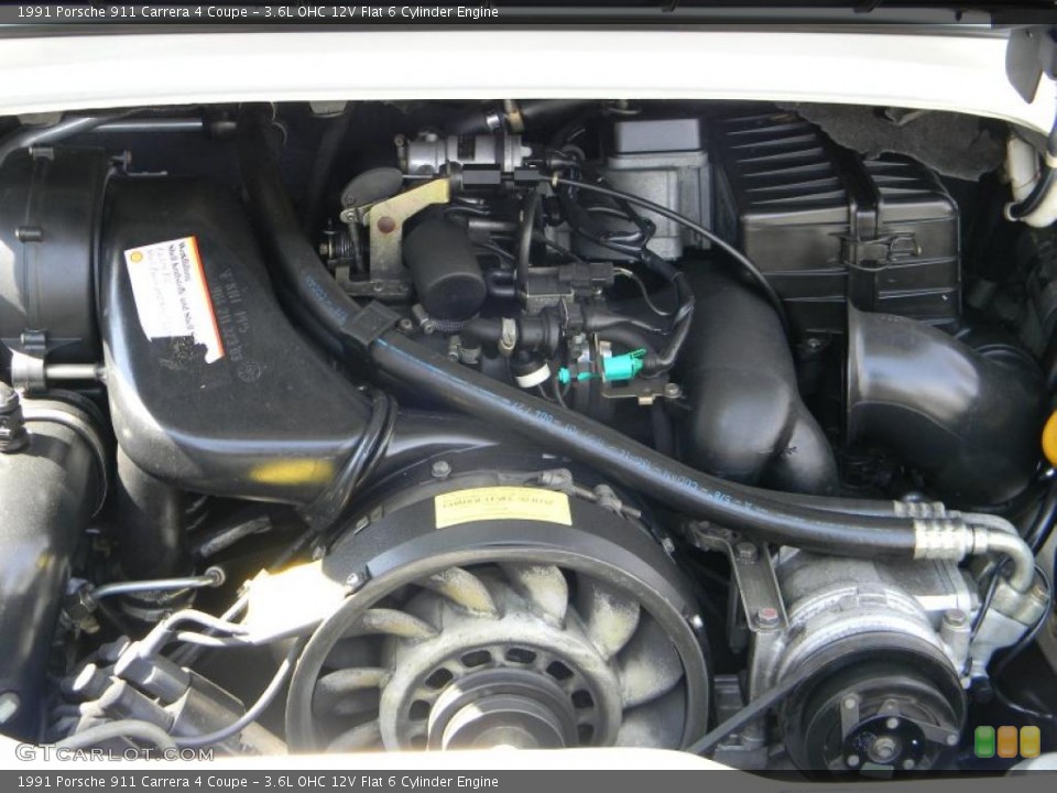 3.6L OHC 12V Flat 6 Cylinder Engine for the 1991 Porsche 911 #47869628