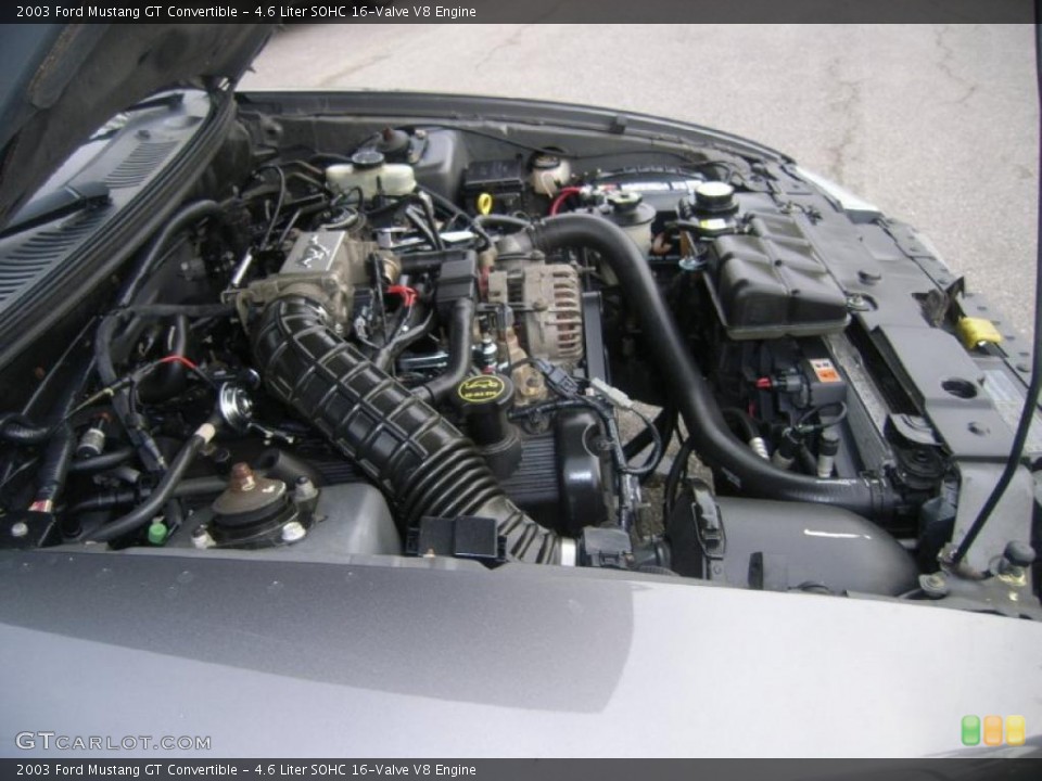 4.6 Liter SOHC 16-Valve V8 Engine for the 2003 Ford Mustang #47872781