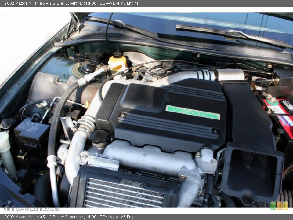 2.3 Liter Supercharged DOHC 24-Valve V6 2002 Mazda Millenia Engine