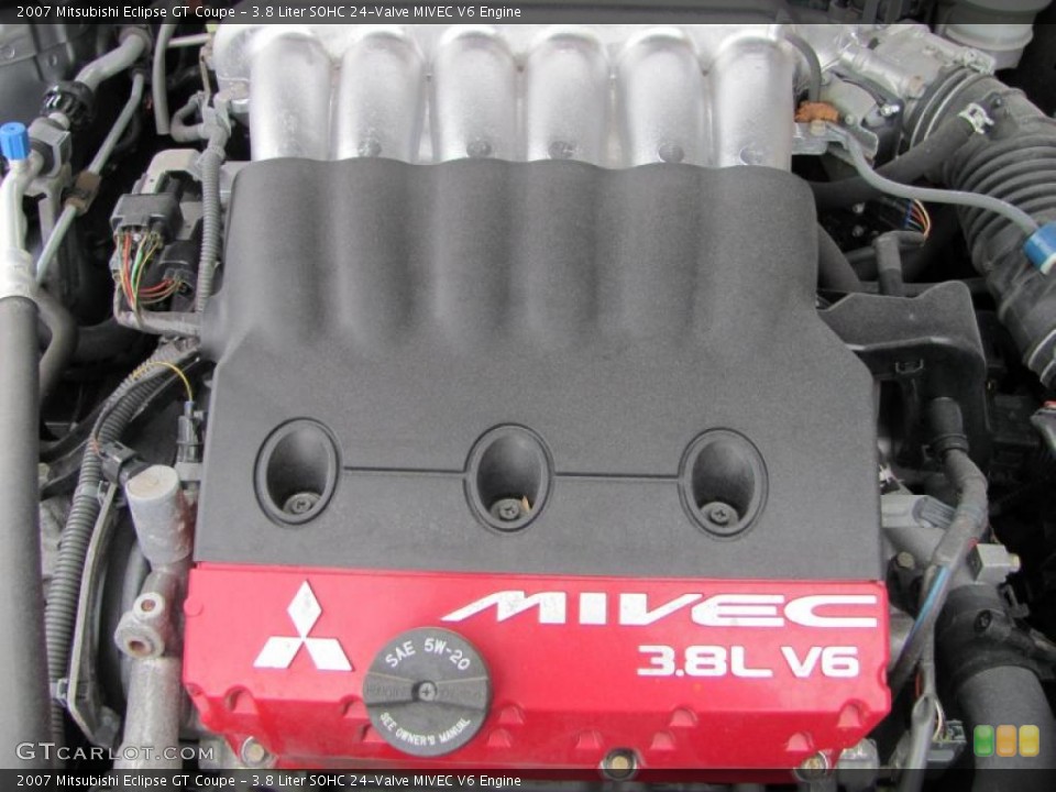 3.8 Liter SOHC 24-Valve MIVEC V6 Engine for the 2007 Mitsubishi Eclipse #47877335