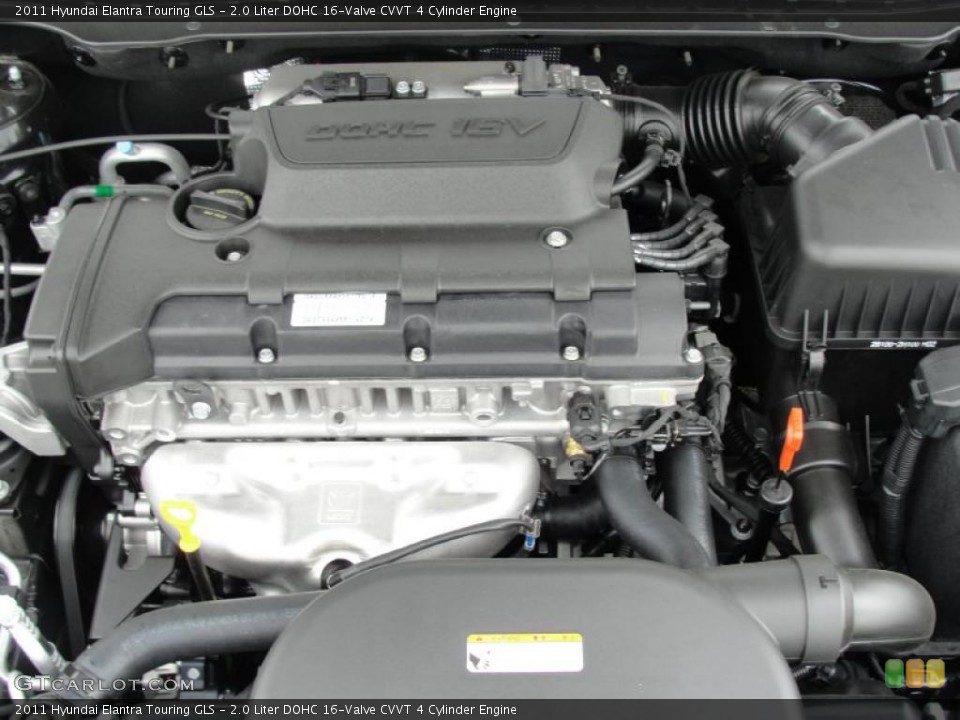 2.0 Liter DOHC 16-Valve CVVT 4 Cylinder Engine for the 2011 Hyundai Elantra #47881415