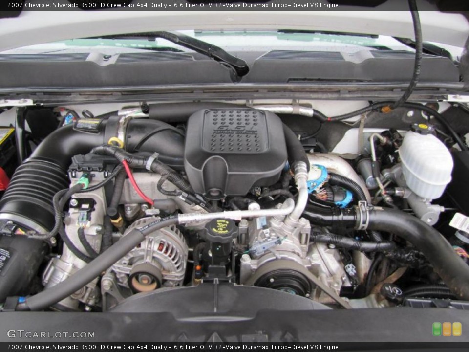 6.6 Liter OHV 32-Valve Duramax Turbo-Diesel V8 Engine for the 2007 Chevrolet Silverado 3500HD #47881991