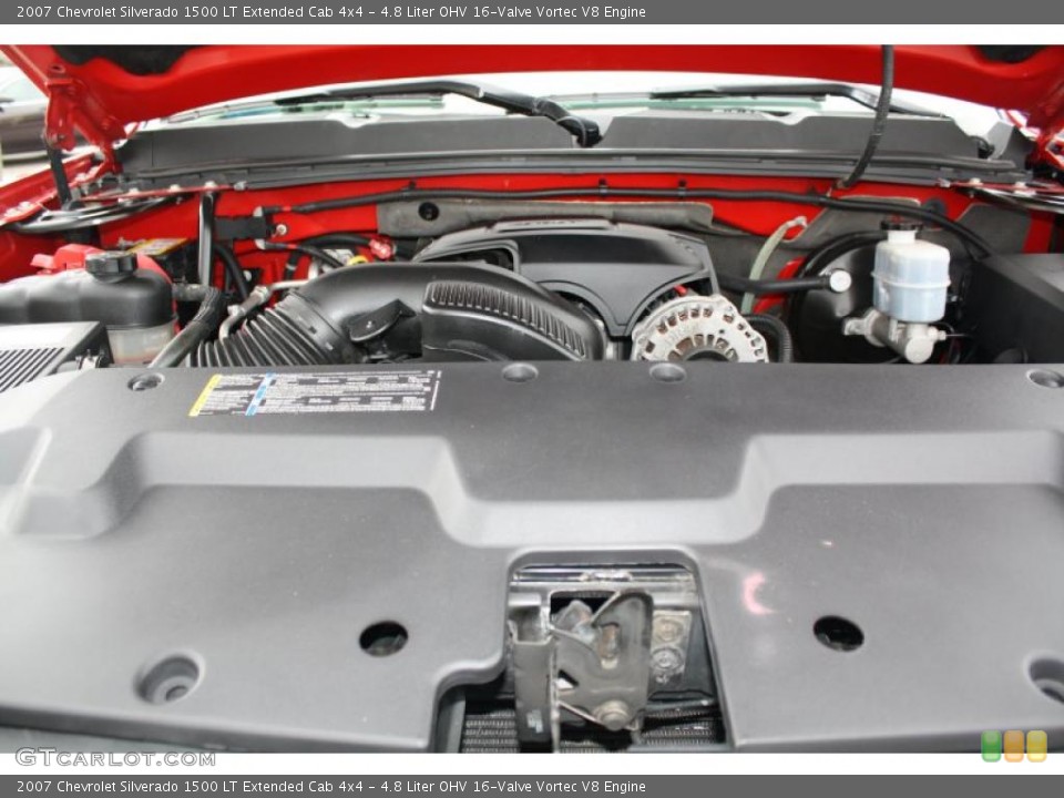 4.8 Liter OHV 16-Valve Vortec V8 Engine for the 2007 Chevrolet Silverado 1500 #47885285