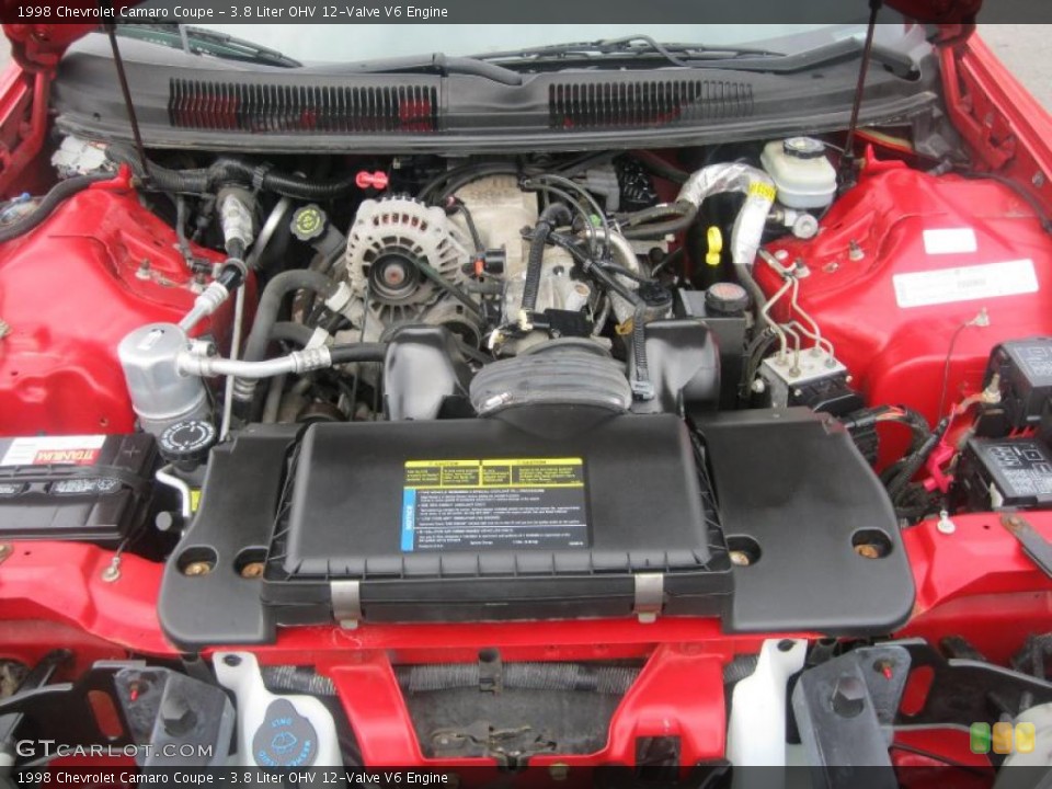 3.8 Liter OHV 12-Valve V6 Engine for the 1998 Chevrolet Camaro #47887826