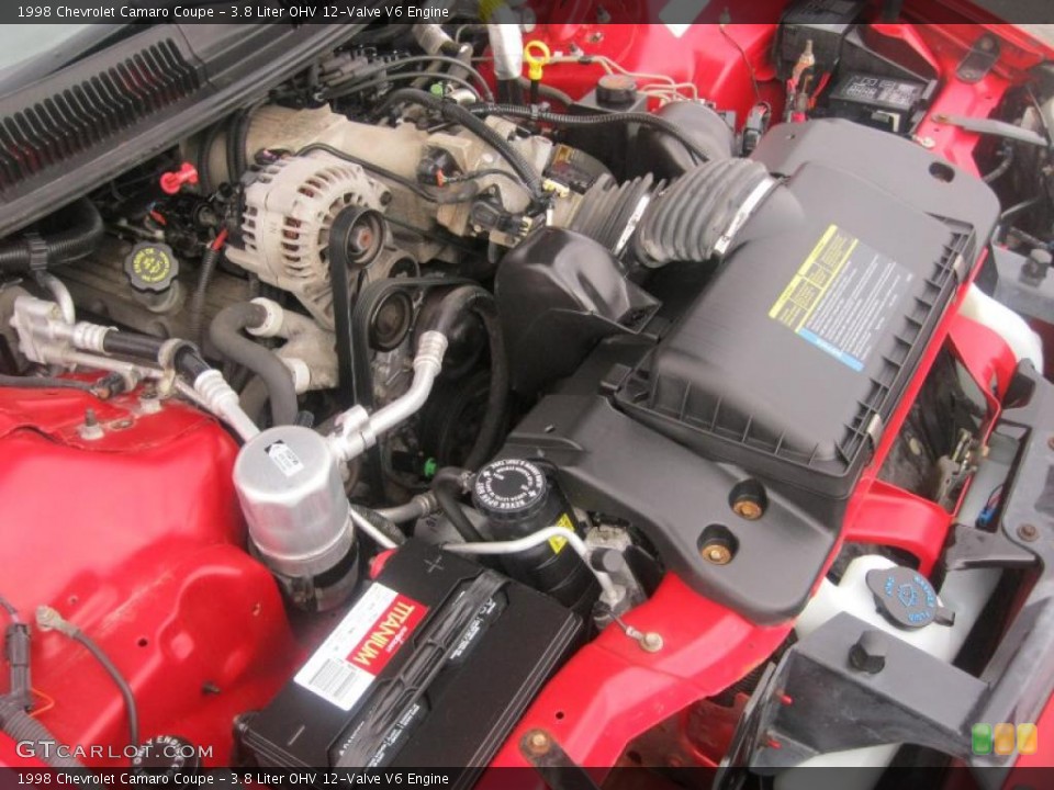 3.8 Liter OHV 12-Valve V6 Engine for the 1998 Chevrolet Camaro #47887985