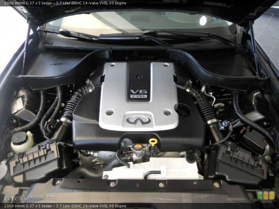 3.7 Liter DOHC 24-Valve VVEL V6 Engine for the 2009 Infiniti G #47893676