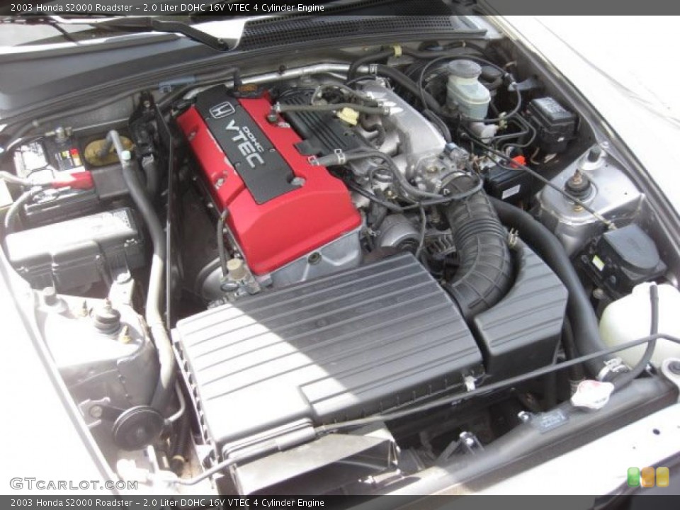 2.0 Liter DOHC 16V VTEC 4 Cylinder 2003 Honda S2000 Engine