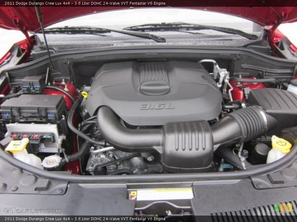 3.6 Liter DOHC 24-Valve VVT Pentastar V6 Engine for the 2011 Dodge Durango #47913840
