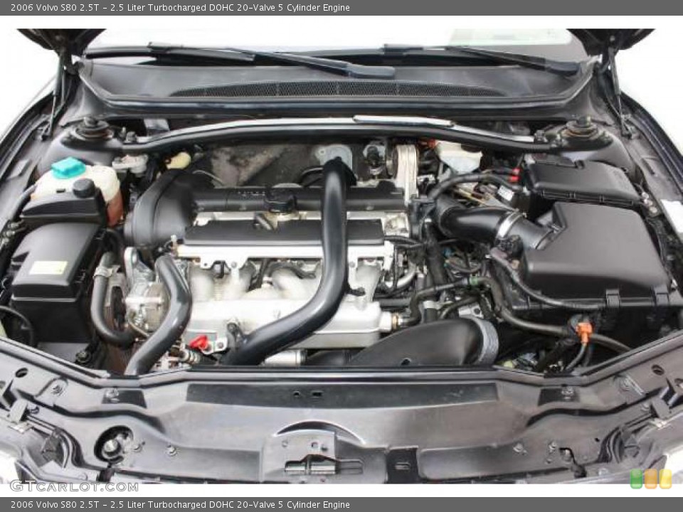 2.5 Liter Turbocharged DOHC 20-Valve 5 Cylinder Engine for the 2006 Volvo S80 #47916456