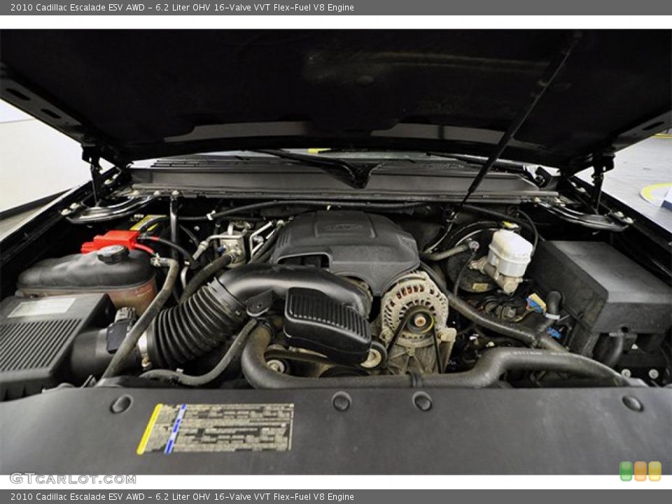 6.2 Liter OHV 16-Valve VVT Flex-Fuel V8 Engine for the 2010 Cadillac Escalade #47918286