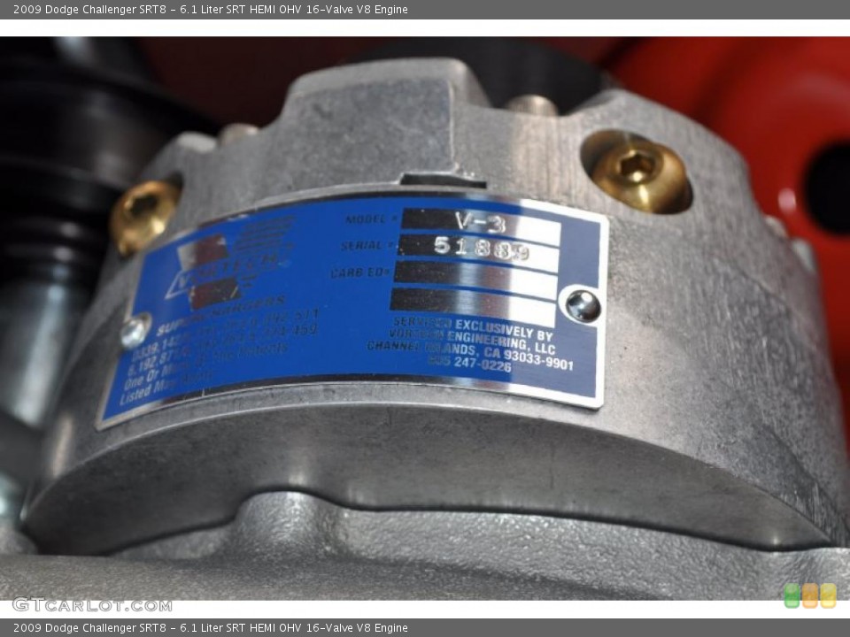6.1 Liter SRT HEMI OHV 16-Valve V8 Engine for the 2009 Dodge Challenger #47939559