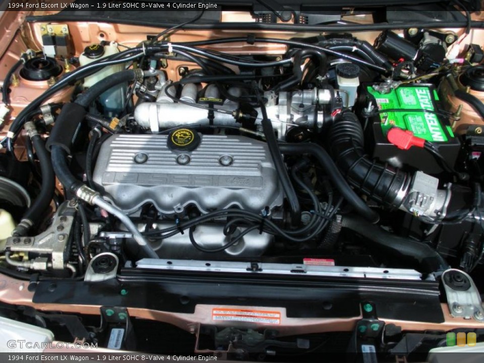 1.9 Liter SOHC 8-Valve 4 Cylinder 1994 Ford Escort Engine